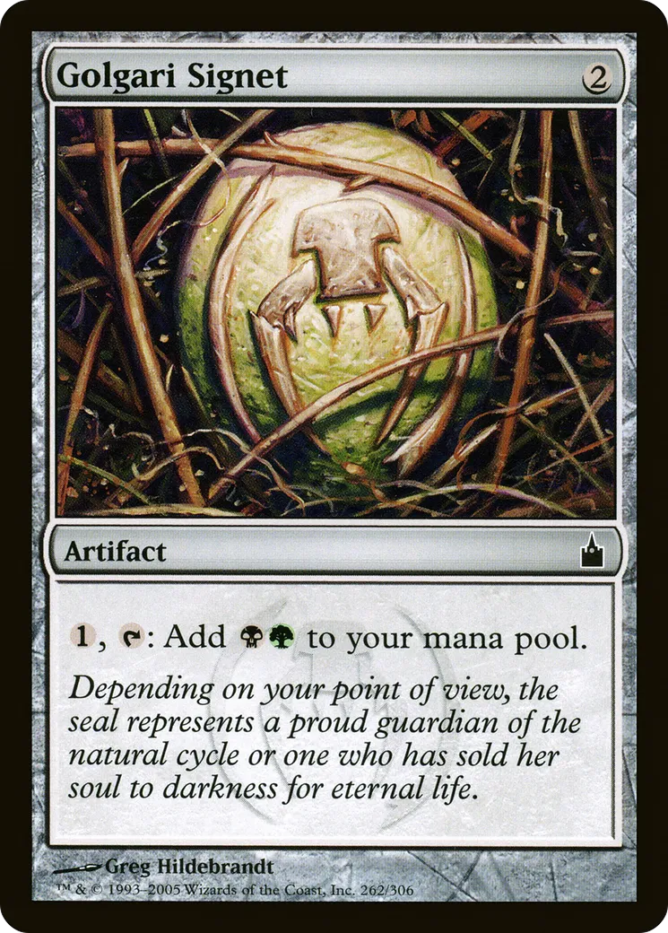 Golgari Signet — Ravnica: City of Guilds — Magic: The Gathering