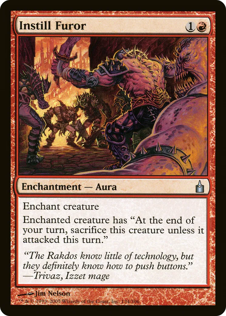 Instill Furor — Ravnica: City of Guilds — Magic: The Gathering
