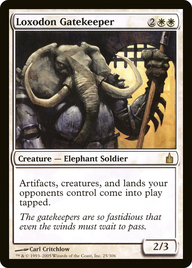 Gardien de la porte loxodon — Ravnica: City of Guilds — Magic: The Gathering