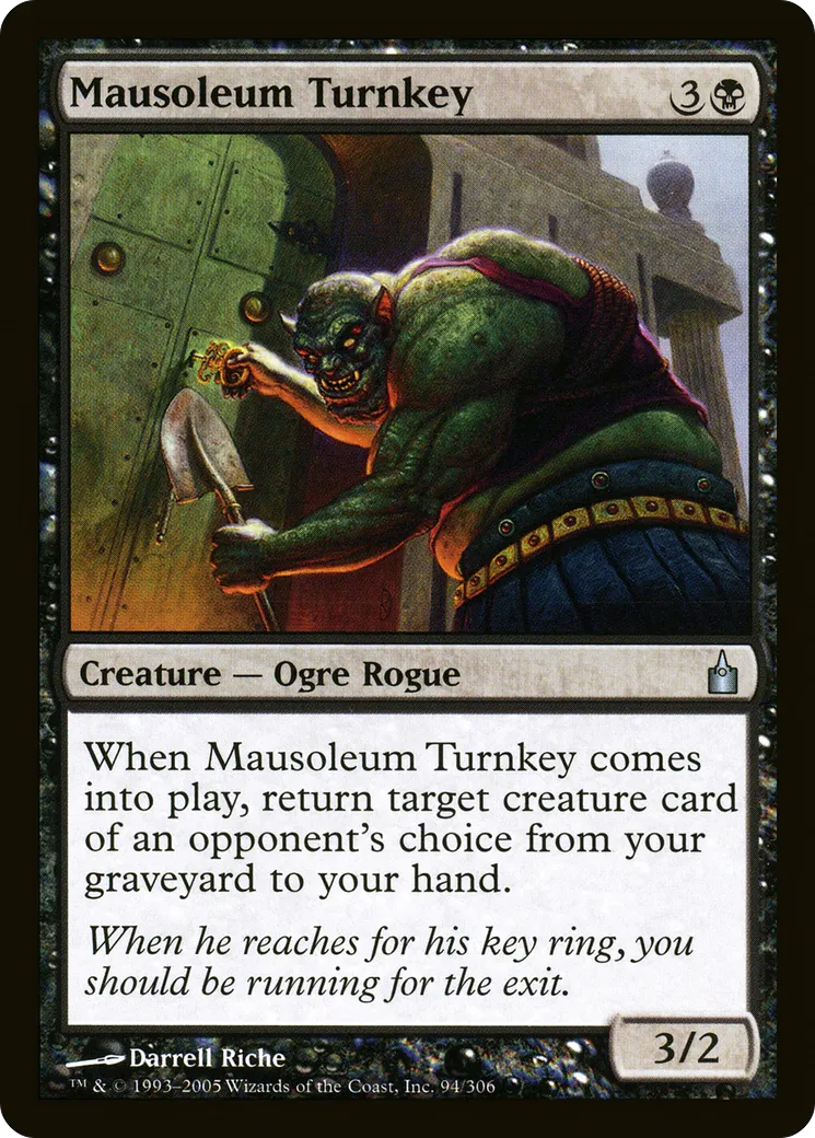 Mausoleum Turnkey — Ravnica: City of Guilds — Magic: The Gathering