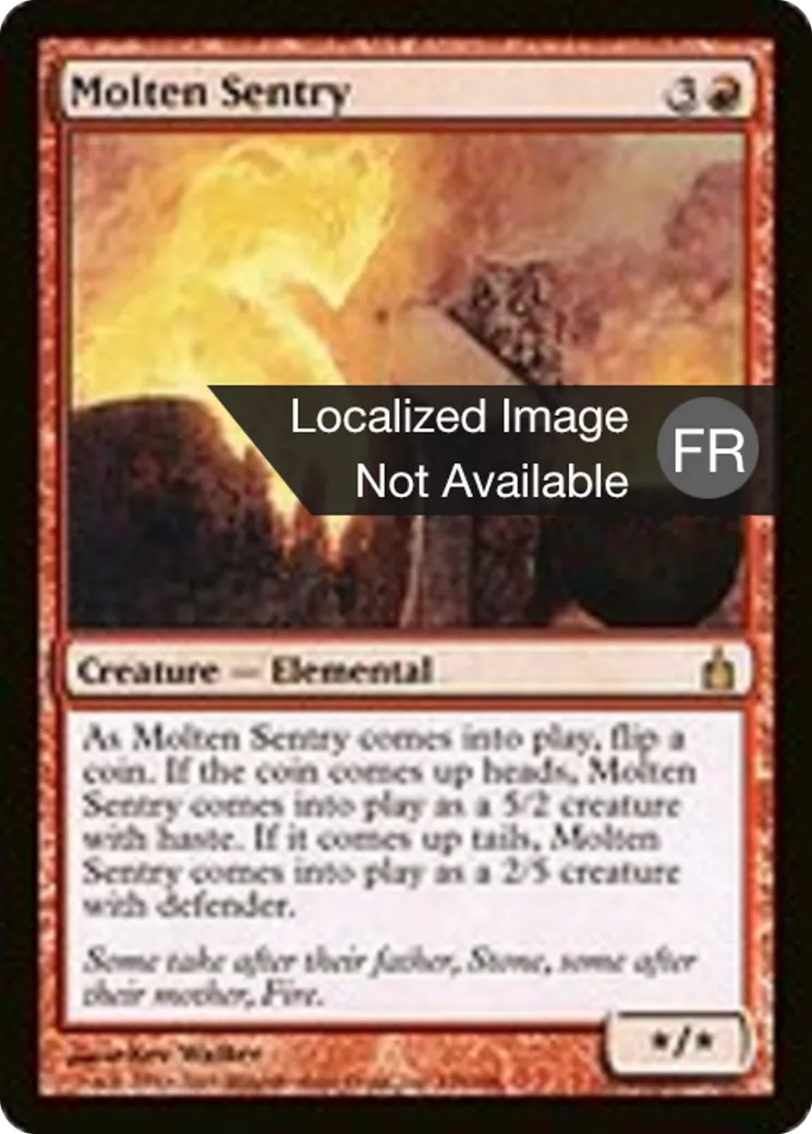 Sentinelle en fusion — Ravnica: City of Guilds — Magic: The Gathering
