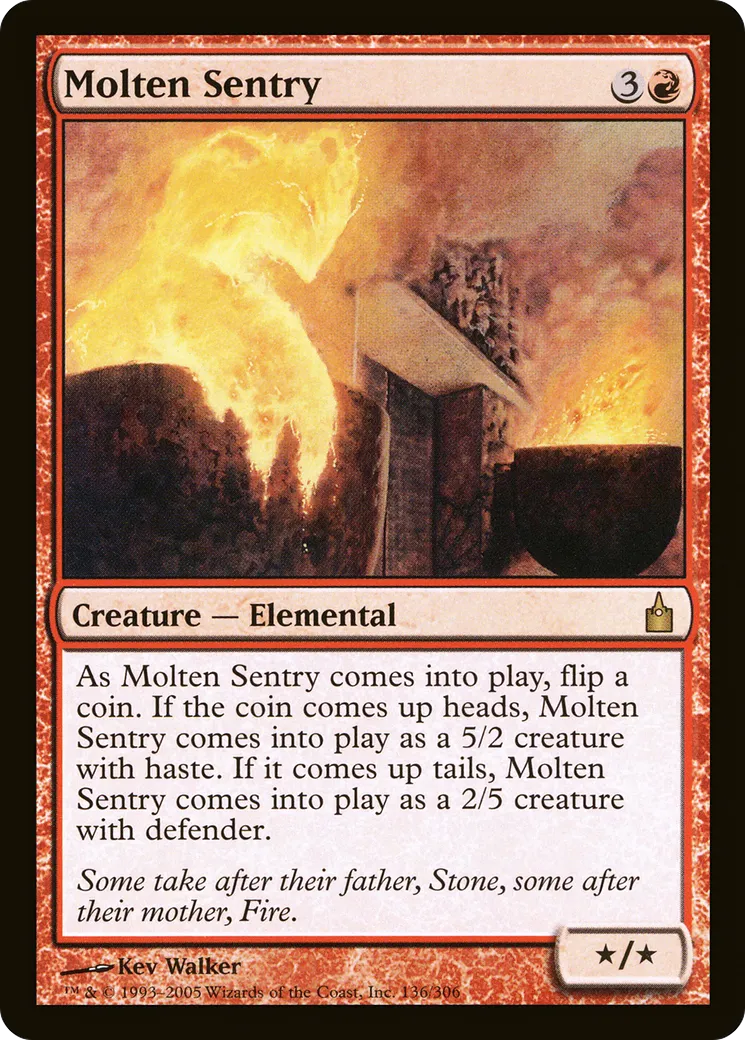 Sentinelle en fusion — Ravnica: City of Guilds — Magic: The Gathering