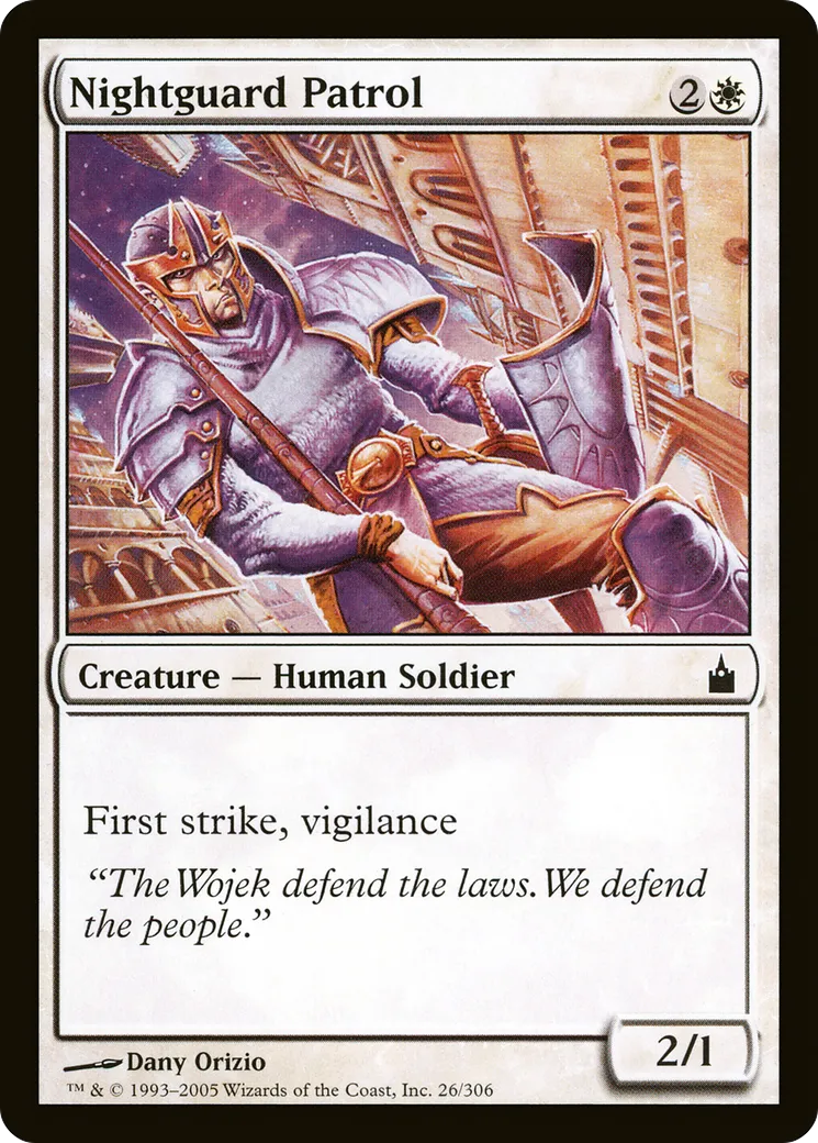 Nightguard Patrol — Ravnica: City of Guilds — Magic: The Gathering