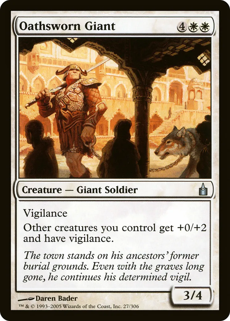 Oathsworn Giant — Ravnica: City of Guilds — Magic: The Gathering