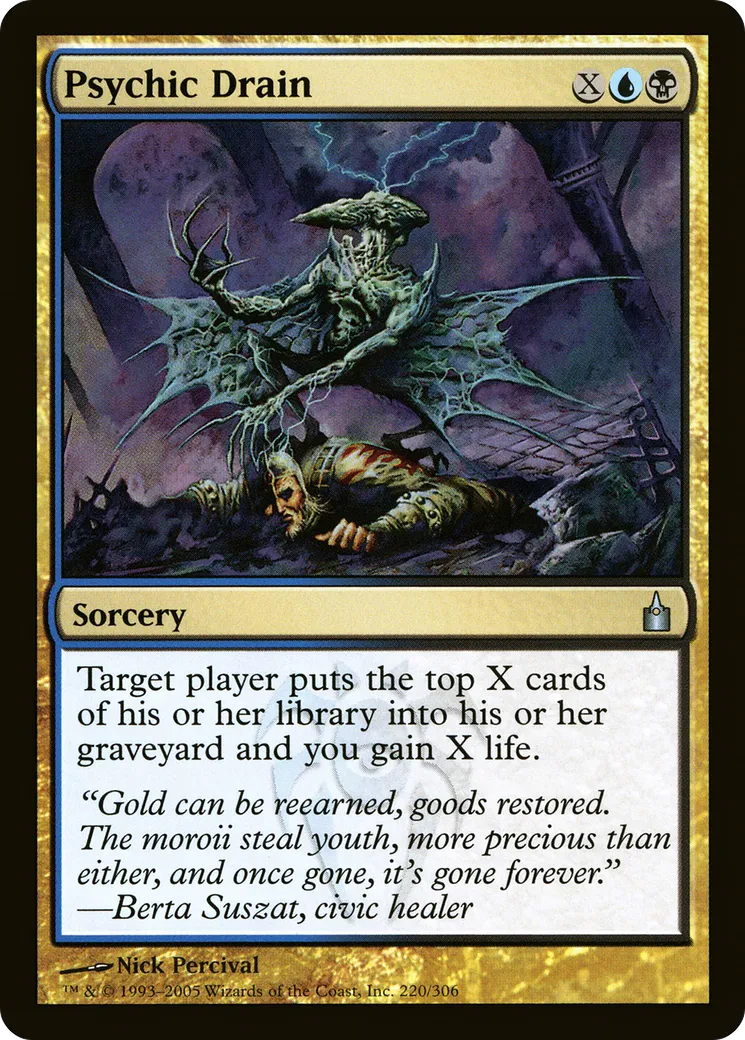 Drain psychique — Ravnica: City of Guilds — Magic: The Gathering