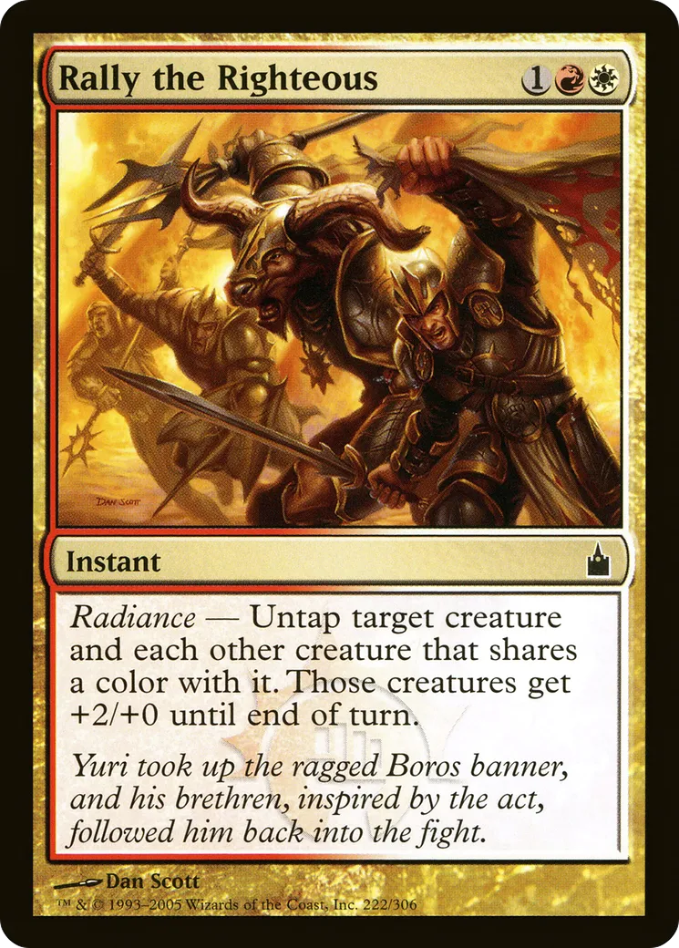 Ralliement des justes — Ravnica: City of Guilds — Magic: The Gathering