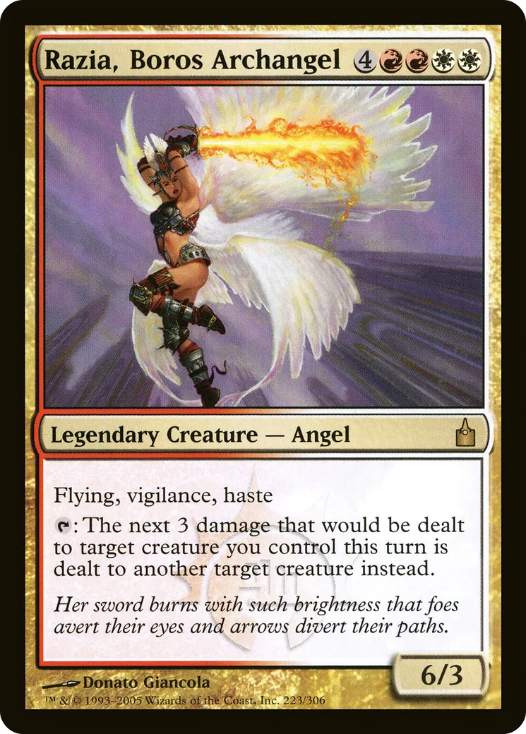 Razia, archange de Boros — Ravnica: City of Guilds — Magic: The Gathering