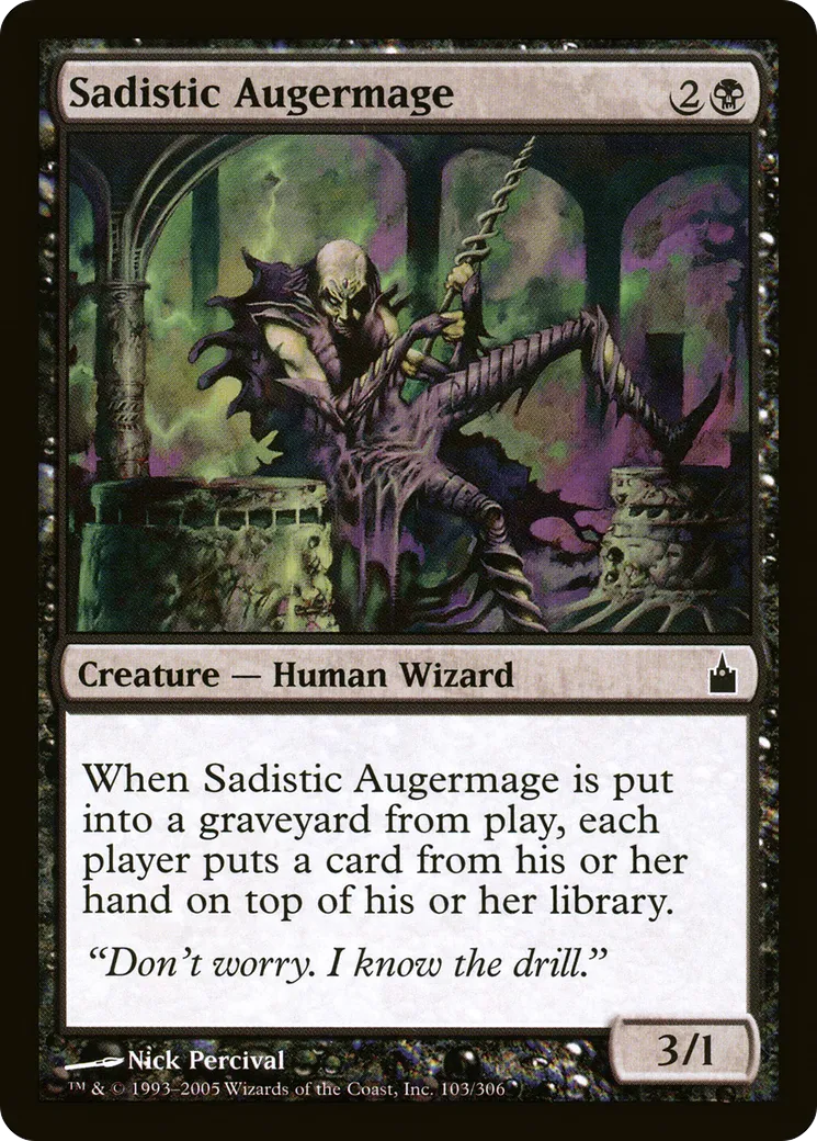 Sadistic Augermage — Ravnica: City of Guilds — Magic: The Gathering