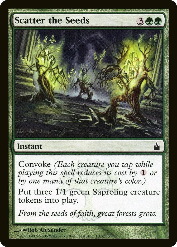 Scatter the Seeds — Ravnica: City of Guilds — Magic: The Gathering