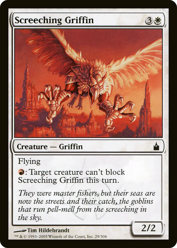 Griffon grinçant — Ravnica: City of Guilds — Magic: The Gathering