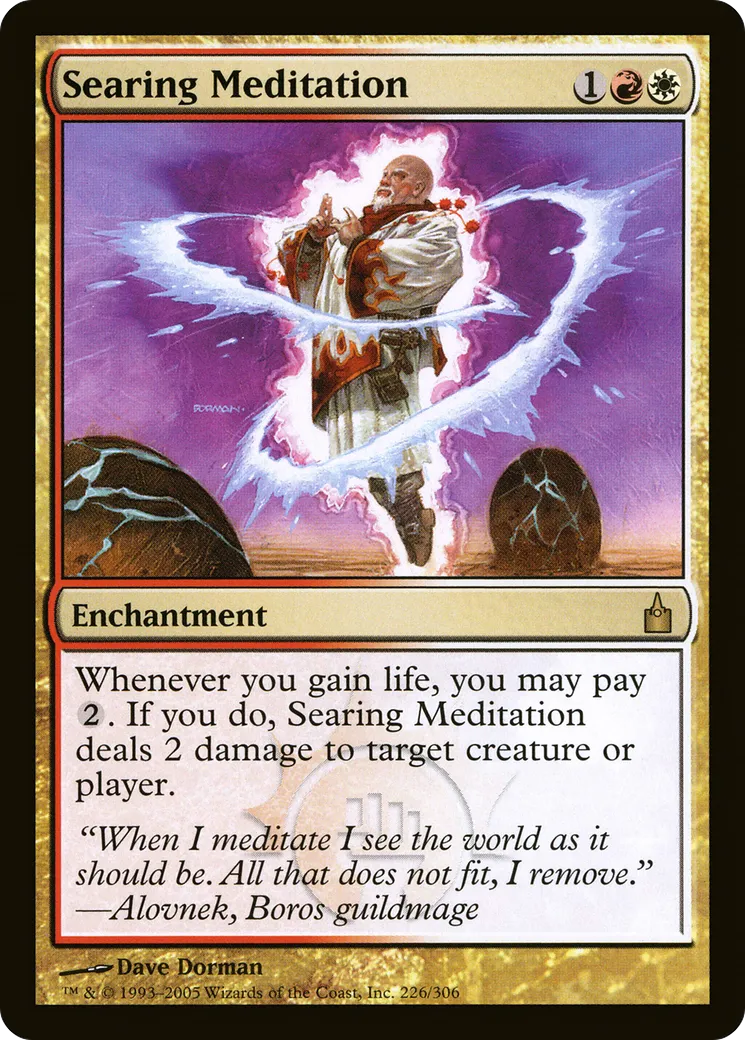Méditation corrosive — Ravnica: City of Guilds — Magic: The Gathering