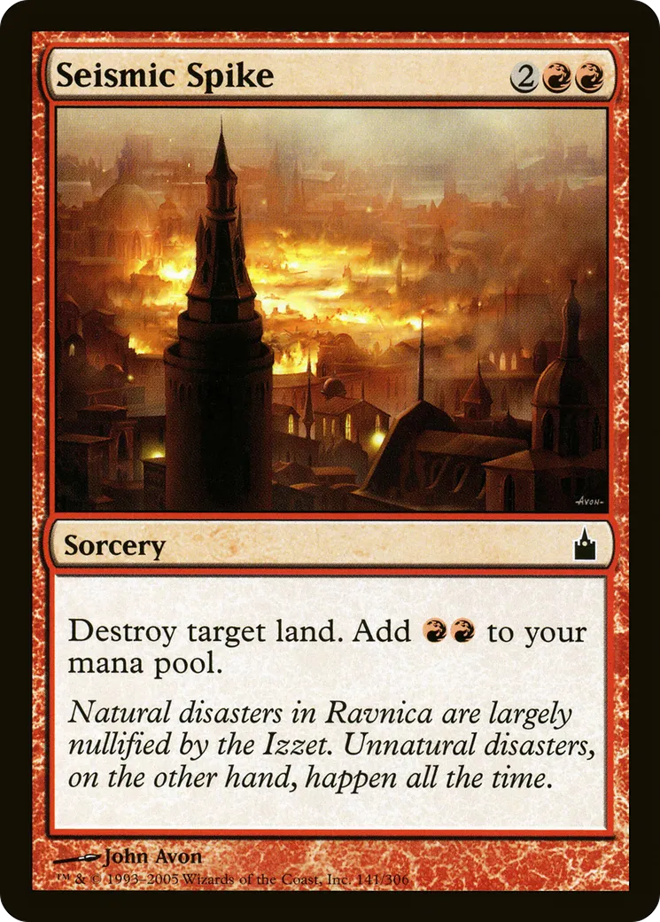 Seismic Spike — Ravnica: City of Guilds — Magic: The Gathering