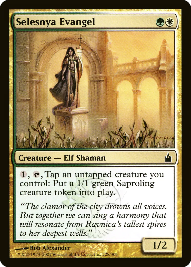 Selesnya Evangel — Ravnica: City of Guilds — Magic: The Gathering