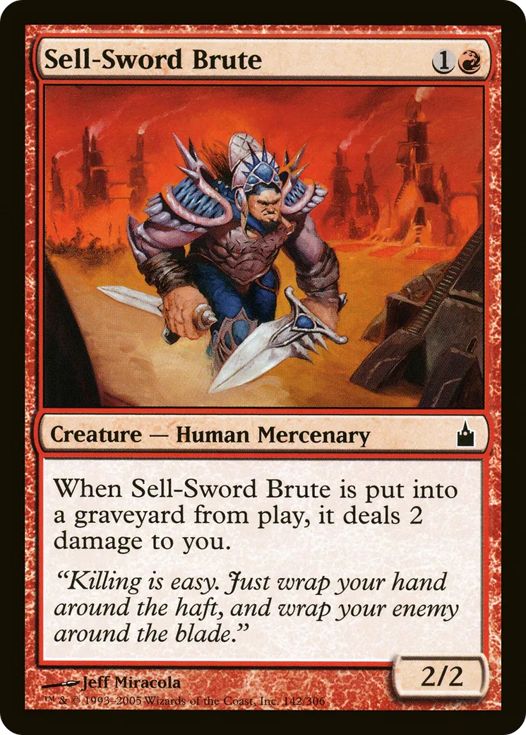 Brute ventépée — Ravnica: City of Guilds — Magic: The Gathering