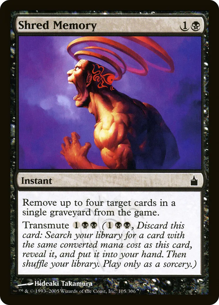 Shred Memory — Ravnica: City of Guilds — Magic: The Gathering