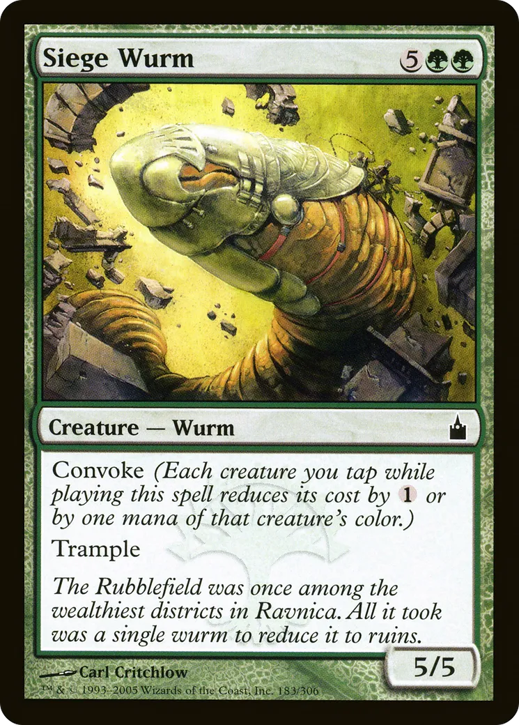 Guivre de siège — Ravnica: City of Guilds — Magic: The Gathering