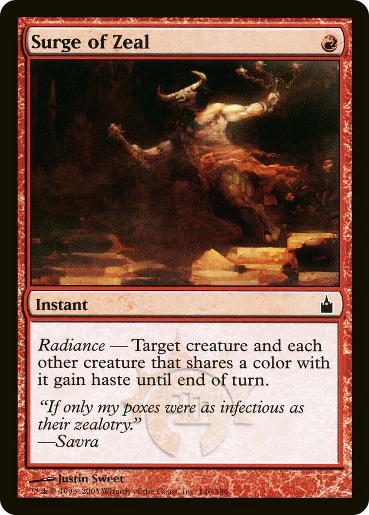 Surge of Zeal — Ravnica: City of Guilds — Magic: The Gathering