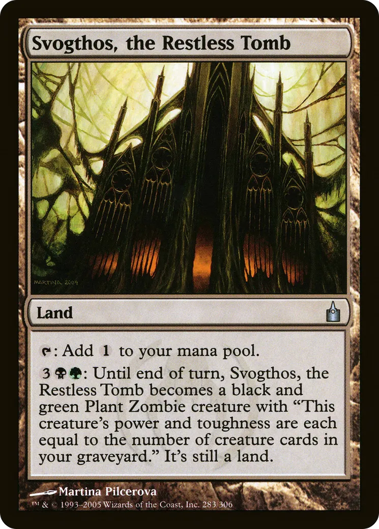 Svogthos, le Tombeau agité — Ravnica: City of Guilds — Magic: The Gathering