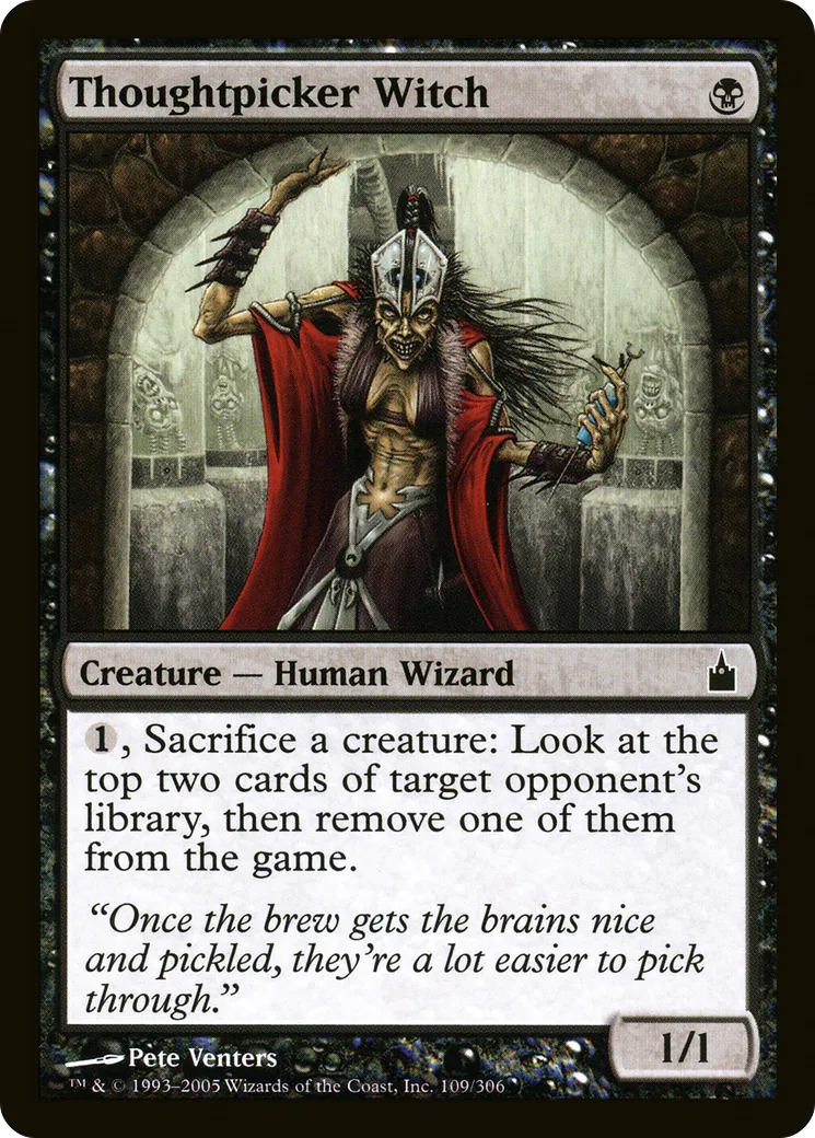 Thoughtpicker Witch — Ravnica: City of Guilds — Magic: The Gathering