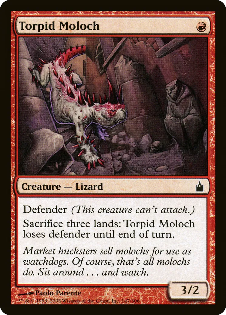Torpid Moloch — Ravnica: City of Guilds — Magic: The Gathering