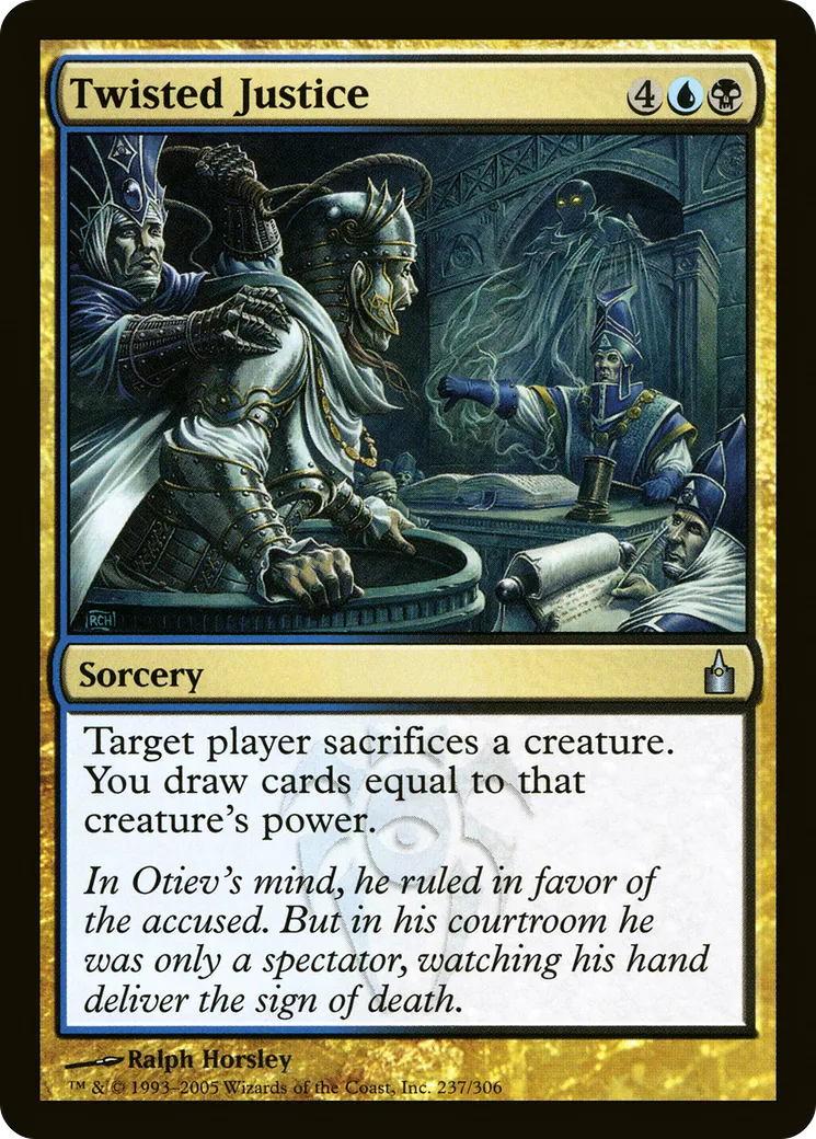 Justice perverse — Ravnica: City of Guilds — Magic: The Gathering