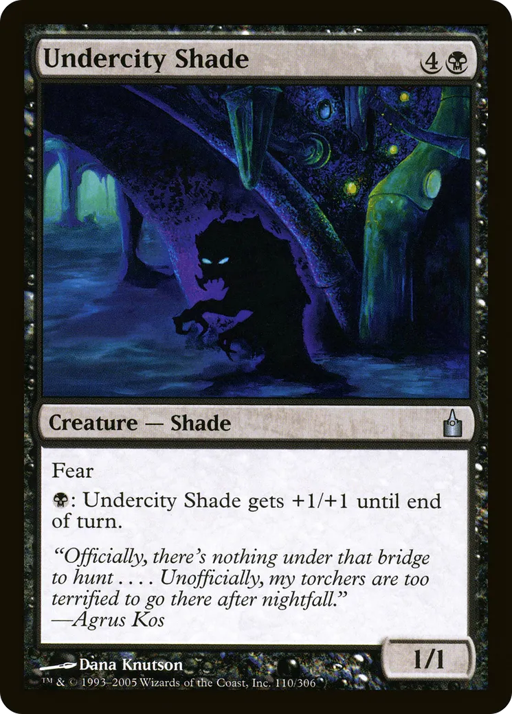 Undercity Shade — Ravnica: City of Guilds — Magic: The Gathering