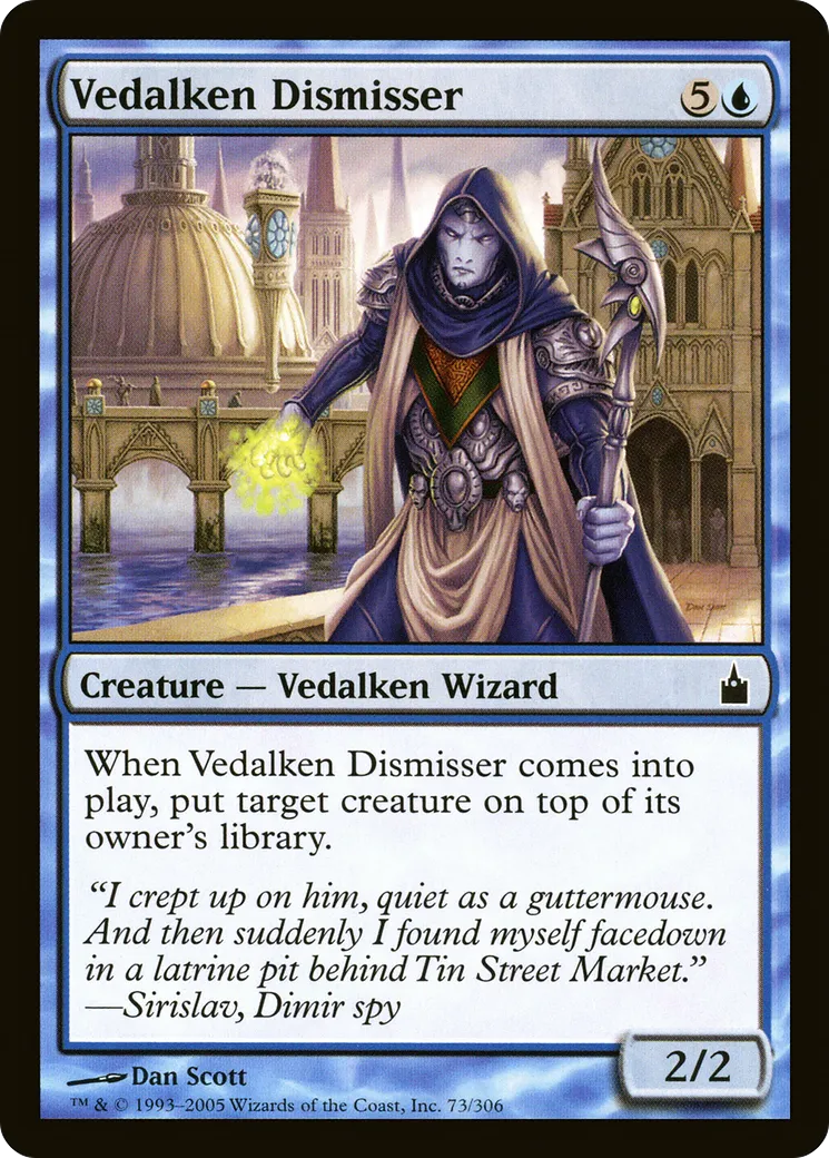 Vedalken Dismisser — Ravnica: City of Guilds — Magic: The Gathering