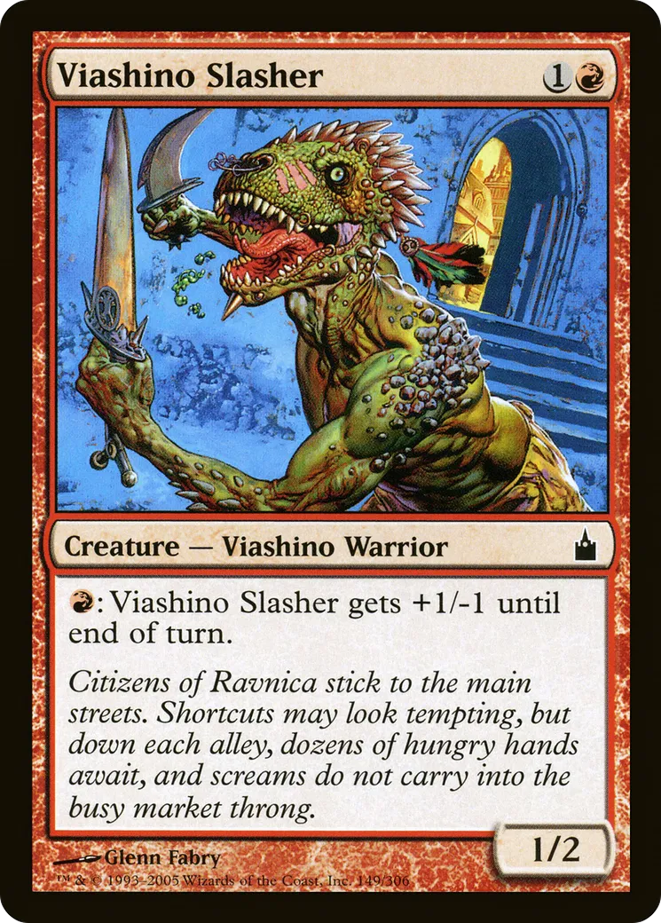 Viashino Slasher — Ravnica: City of Guilds — Magic: The Gathering
