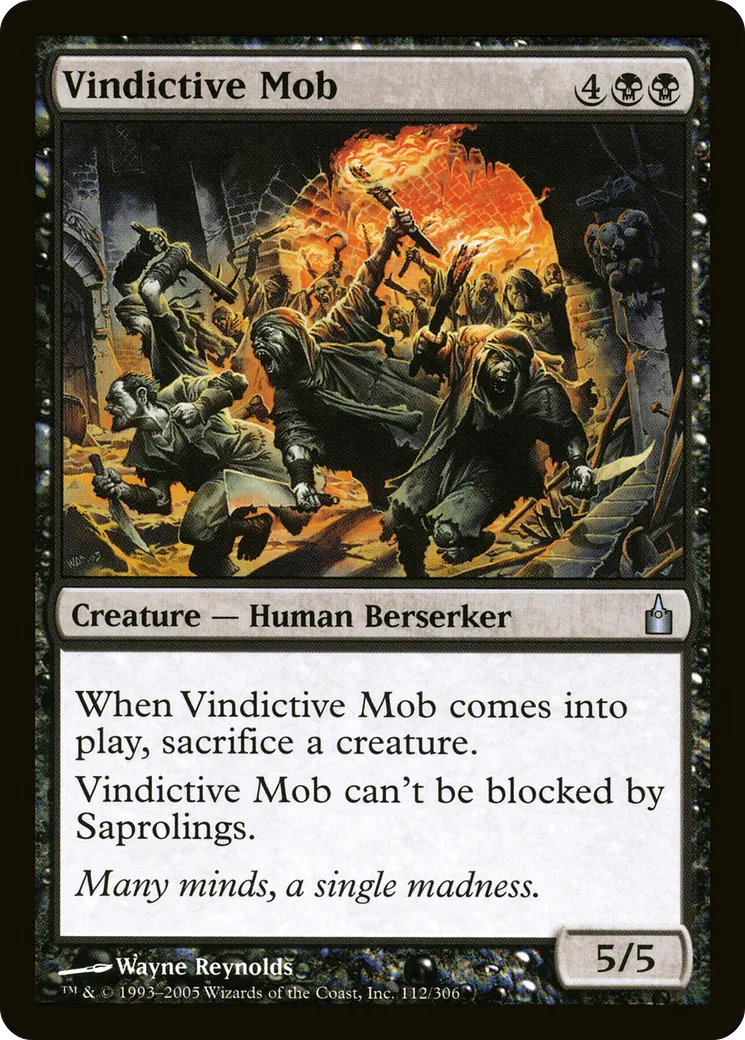 Foule vindicative — Ravnica: City of Guilds — Magic: The Gathering