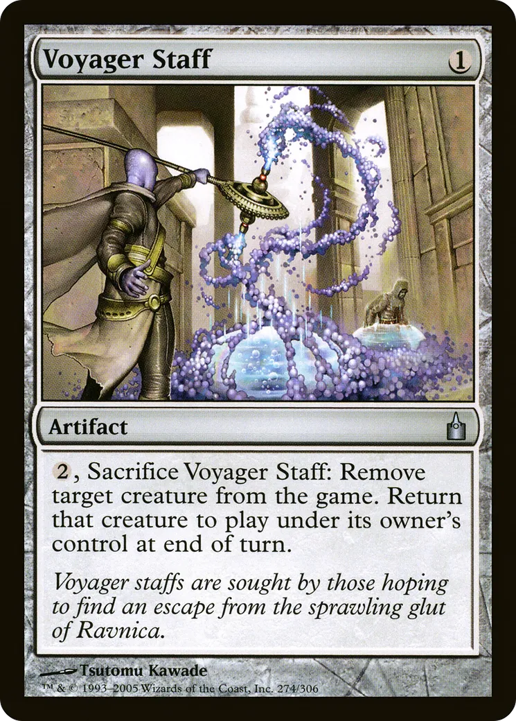 Voyager Staff — Ravnica: City of Guilds — Magic: The Gathering