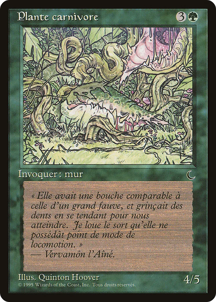 Plante carnivore — Renaissance — Magic: The Gathering