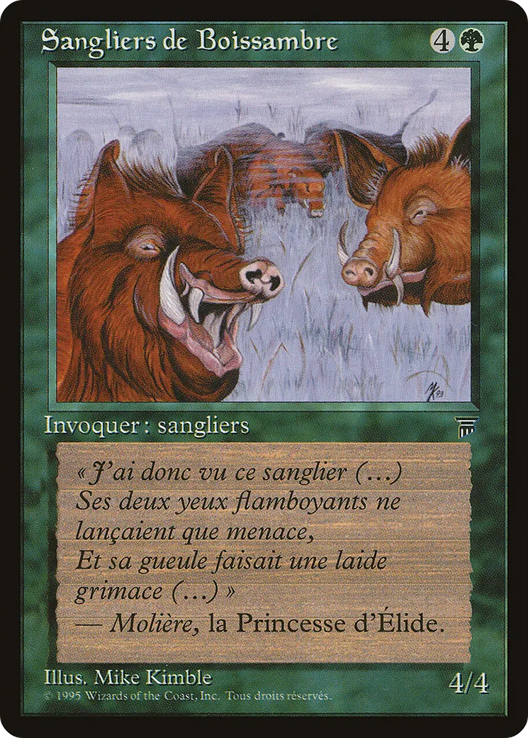 Sangliers de Boissambre — Renaissance — Magic: The Gathering