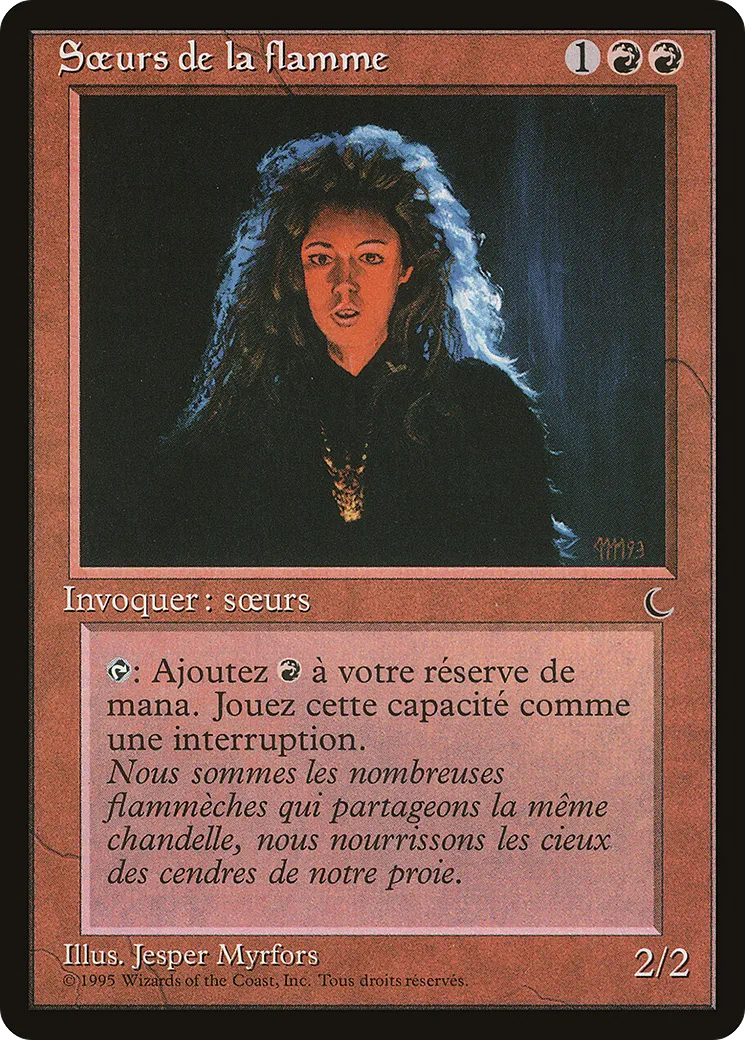 Soeurs de la flamme — Renaissance — Magic: The Gathering