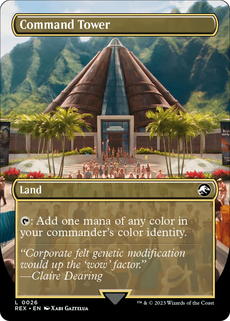 Command Tower — Jurassic World Collection — Magic: The Gathering
