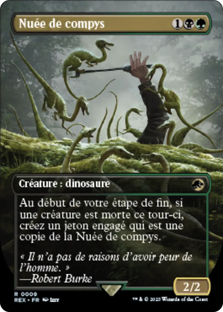 Nuée de compys — Jurassic World Collection — Magic: The Gathering
