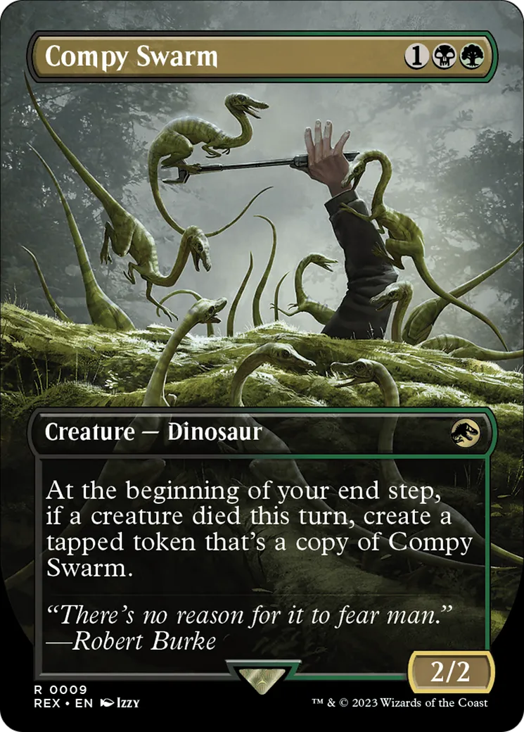 Compy Swarm — Jurassic World Collection — Magic: The Gathering