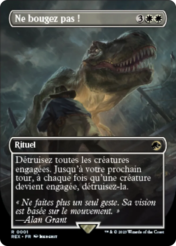 Ne bougez pas ! — Jurassic World Collection — Magic: The Gathering