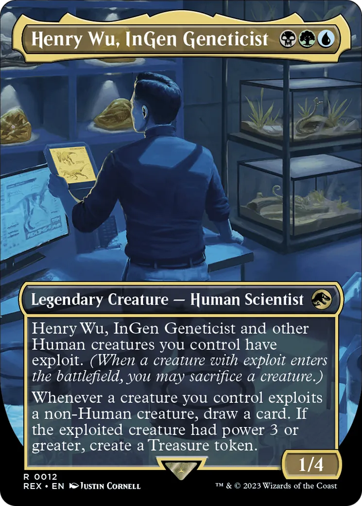 Henry Wu, InGen Geneticist — Jurassic World Collection — Magic: The Gathering