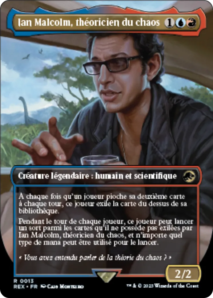 Ian Malcolm, théoricien du chaos — Jurassic World Collection — Magic: The Gathering
