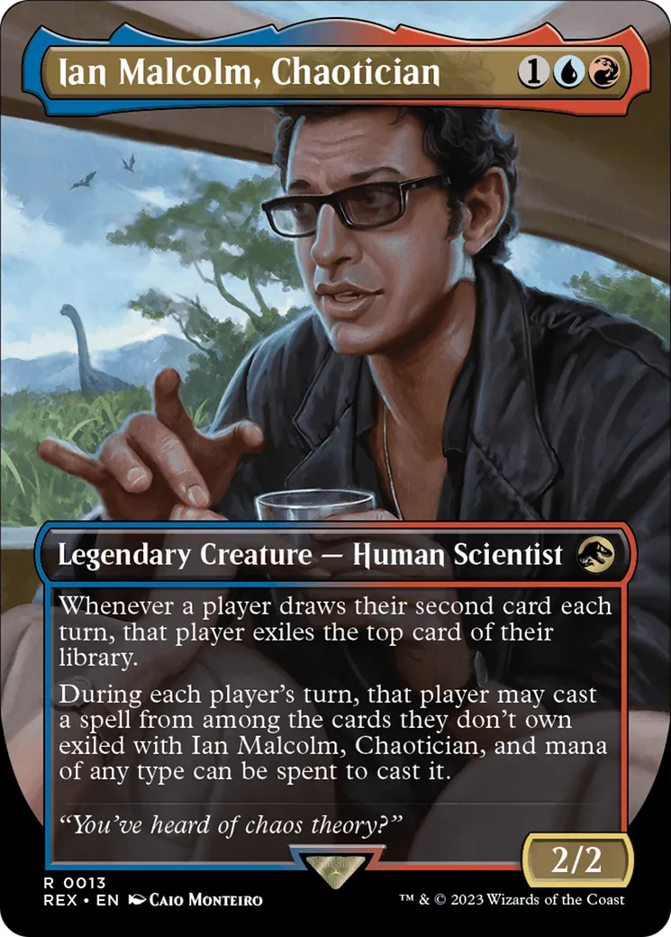 Ian Malcolm, théoricien du chaos — Jurassic World Collection — Magic: The Gathering
