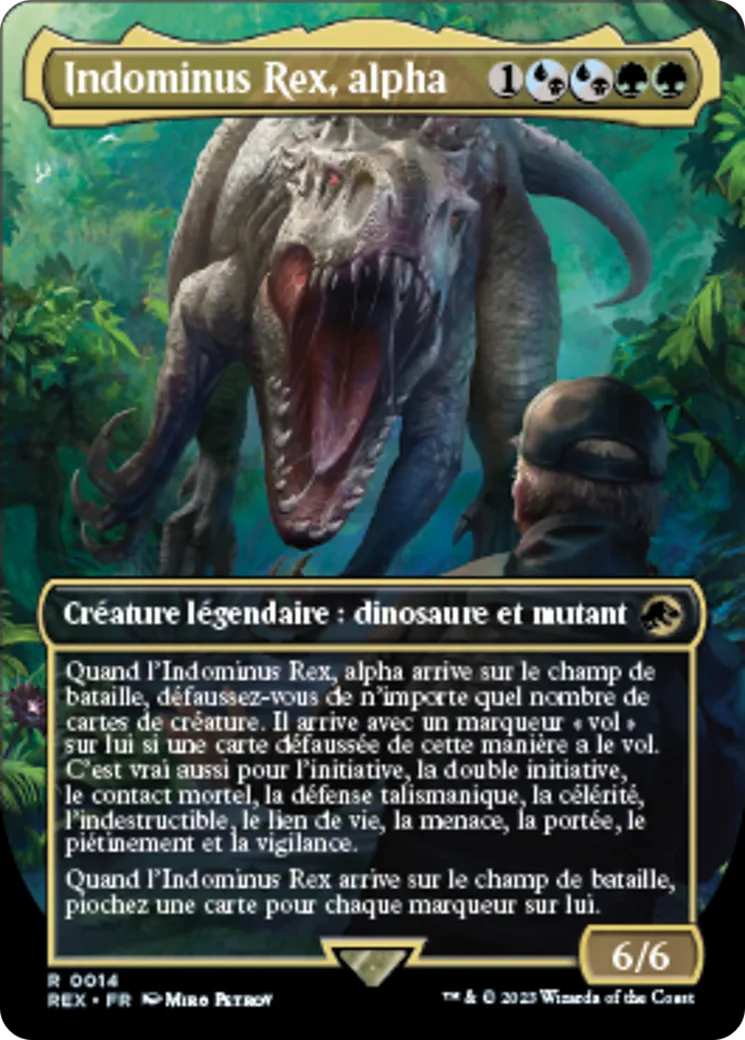 Indominus Rex, alpha — Jurassic World Collection — Magic: The Gathering