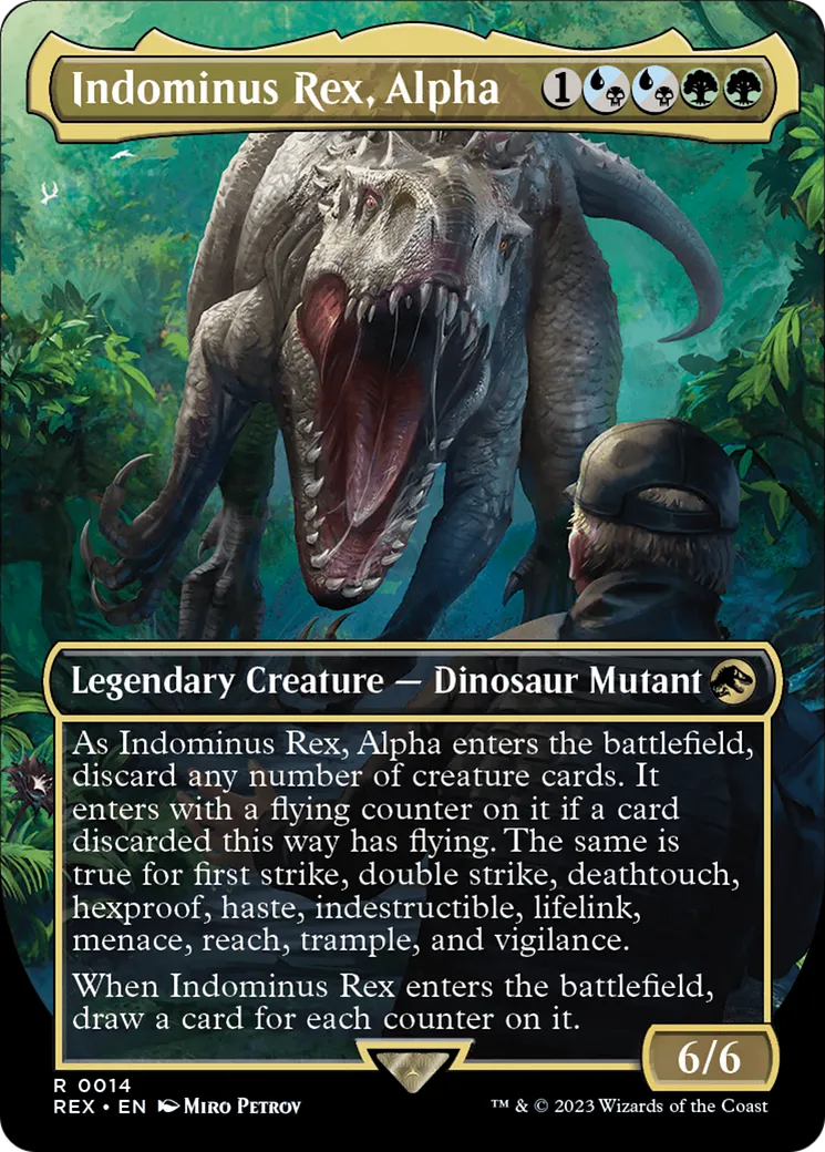 Indominus Rex, alpha — Jurassic World Collection — Magic: The Gathering