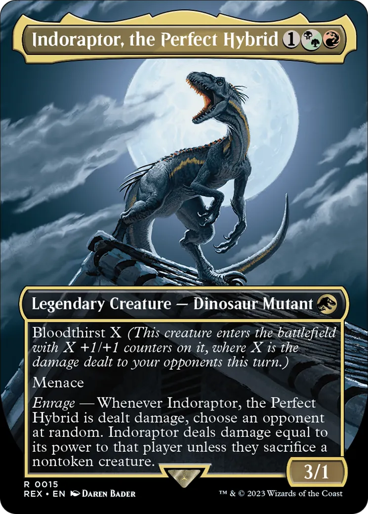 Indoraptor, the Perfect Hybrid — Jurassic World Collection — Magic: The Gathering