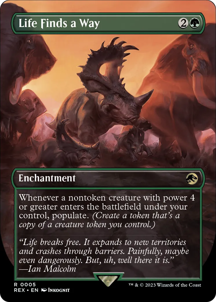 Life Finds a Way — Jurassic World Collection — Magic: The Gathering