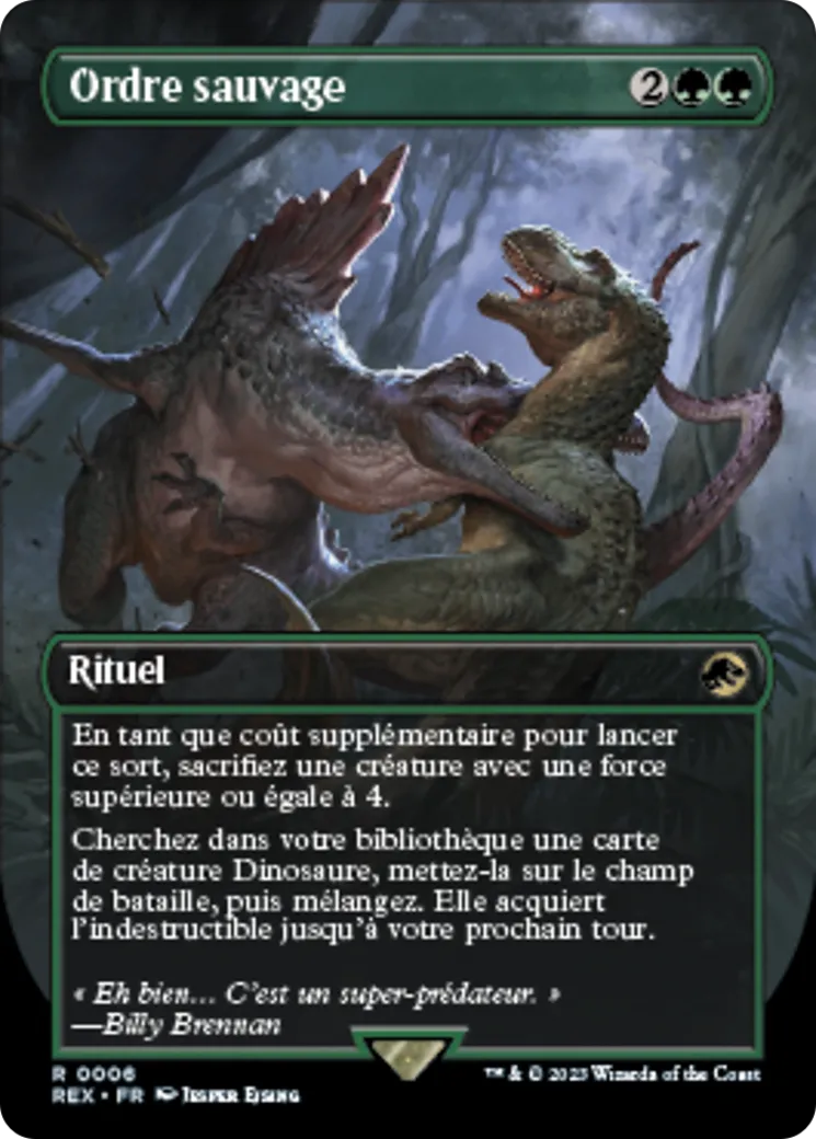 Ordre sauvage — Jurassic World Collection — Magic: The Gathering