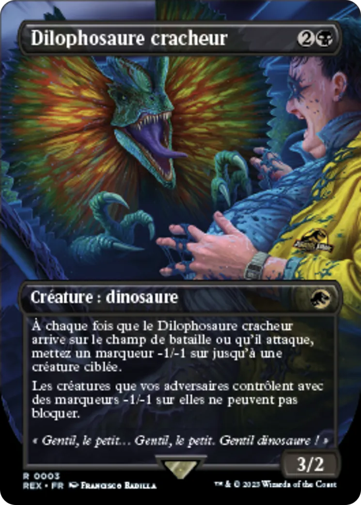 Dilophosaure cracheur — Jurassic World Collection — Magic: The Gathering