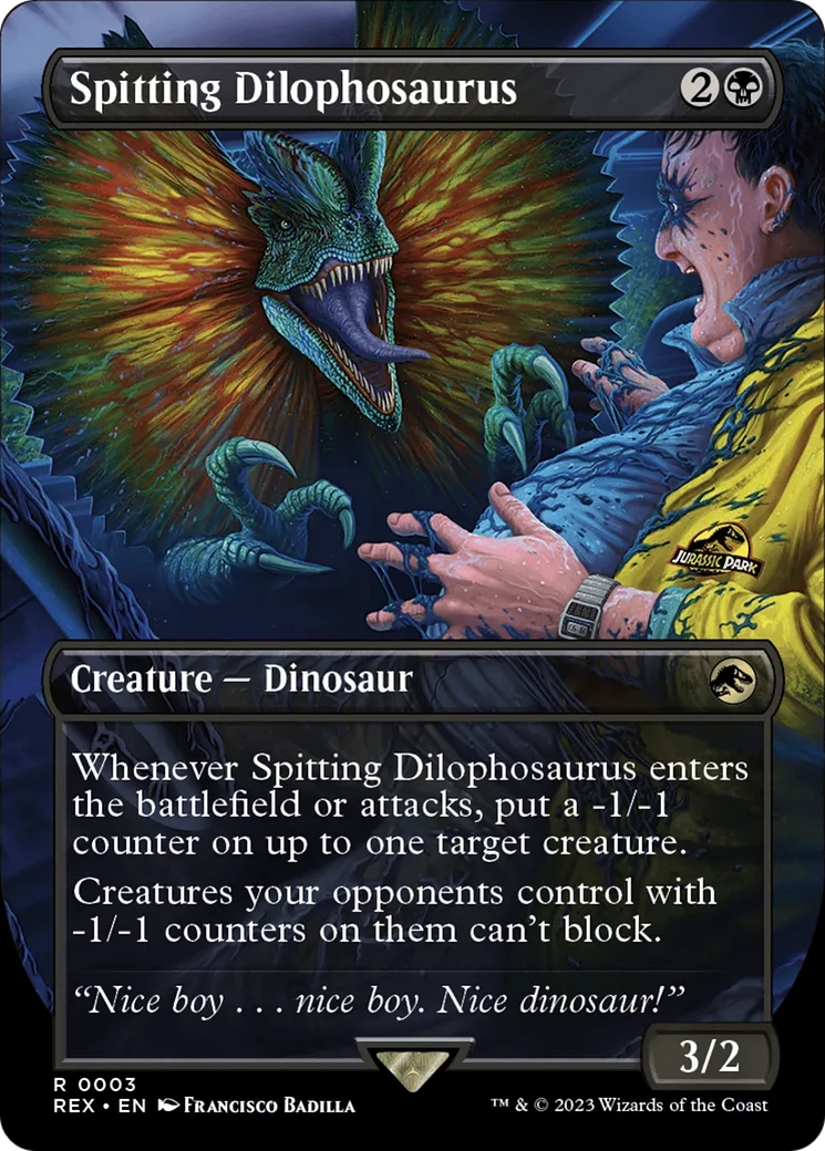 Spitting Dilophosaurus — Jurassic World Collection — Magic: The Gathering