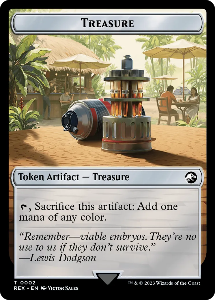 Treasure — Jurassic World Collection — Magic: The Gathering