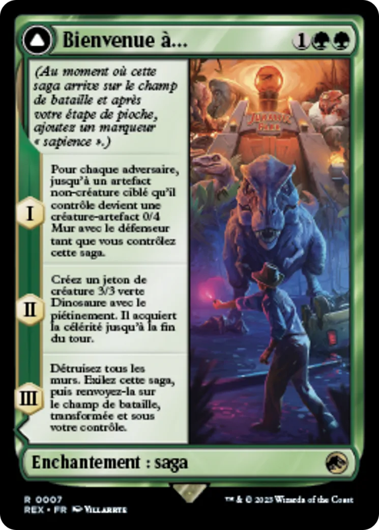 Bienvenue à... // Jurassic Park — Jurassic World Collection — Magic: The Gathering