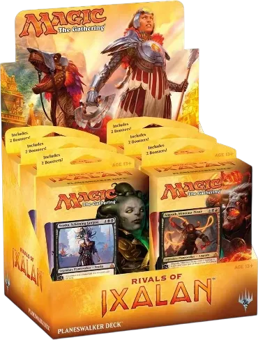 Display de Planeswalker Decks Les combattants d'Ixalan — Rivals of Ixalan — Magic: The Gathering